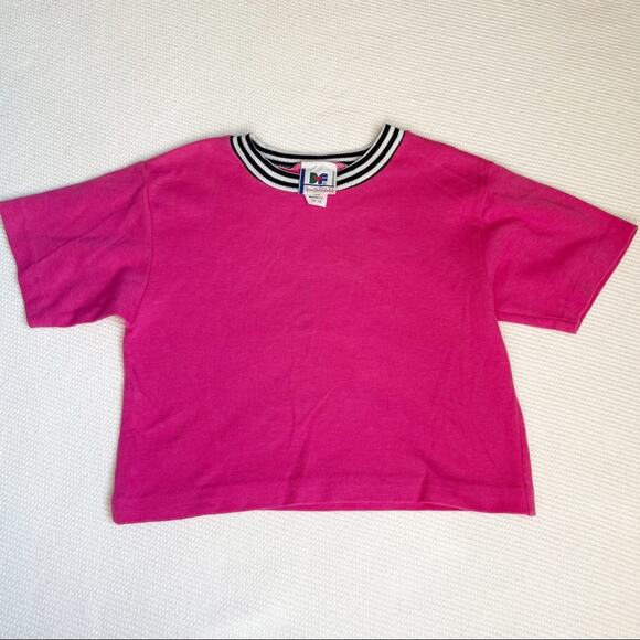Diane Von Furstenberg Tops - Vintage DIANE VON FURSTENBERG T Shirt cropped Top Ringer